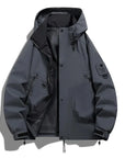Helvano | Damen Windbreaker mit Kapuze und Stehkragen