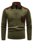 Helvano | Fleece-Pullover mit Zip für Herren