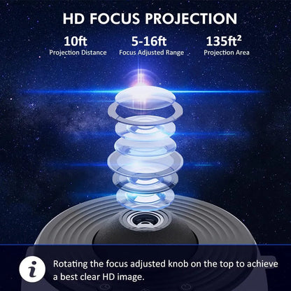 Helvano | 13-in-1 Galaxy Sternenhimmel-Projektor &amp; Nachtlicht