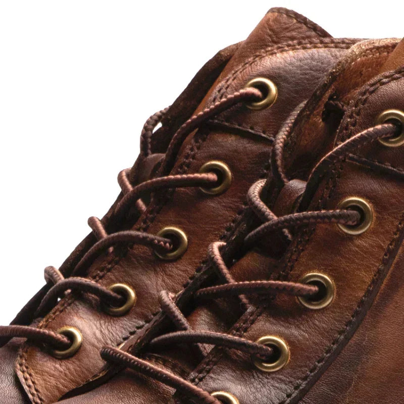 Helvano | Retro Herren-Stiefel mit runder Kappe