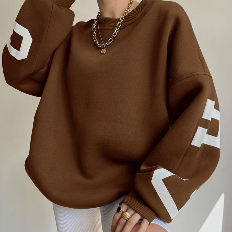 Helvano | Damen Kapuzenpullover mit Rundhals