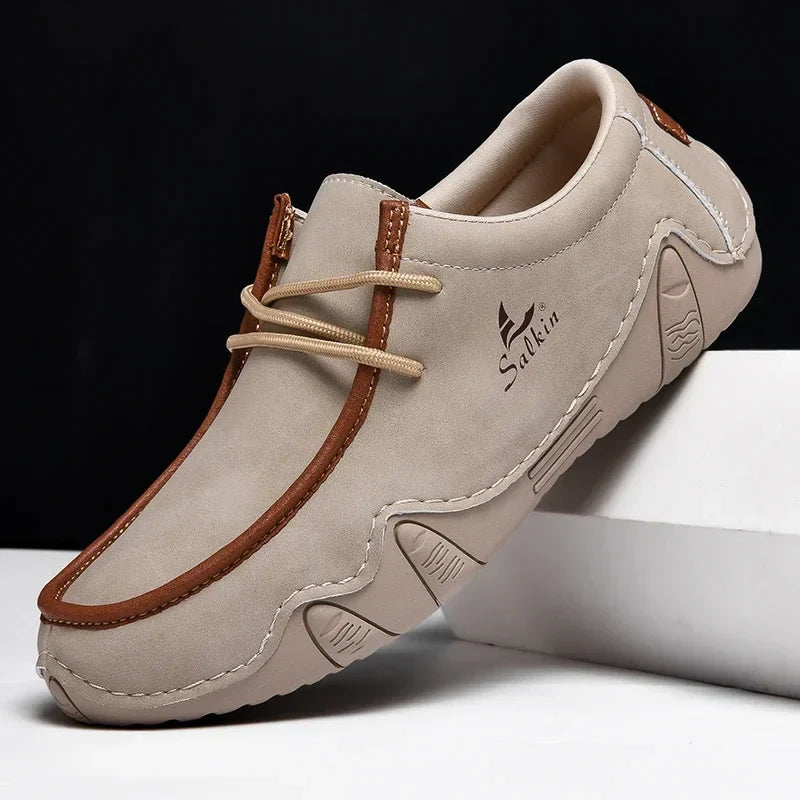 Helvano | Herren Leder-Komfortschuhe mit exakter Passform
