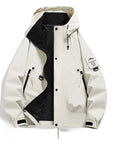 Helvano | Damen Windbreaker mit Kapuze und Stehkragen