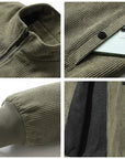 Helvano | Cord-Fleecejacke für Herren