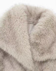 Helvano | Warme Kunstpelzjacke für Damen