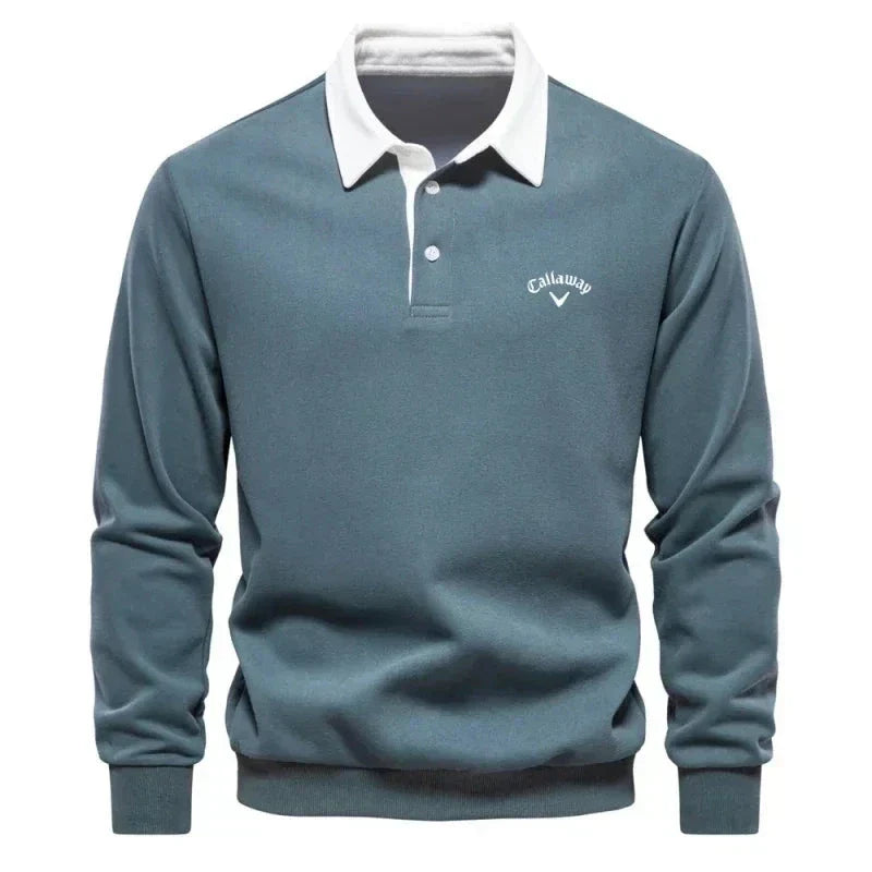 Helvano | Poloshirt für Herren mit Kontrast