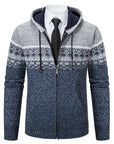 Helvano | Strickjacke mit Ethno-Muster für Herren