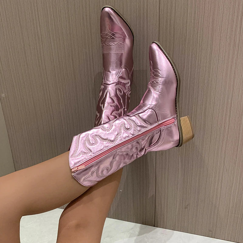 Helvano | Retro Western Cowboystiefel für Damen