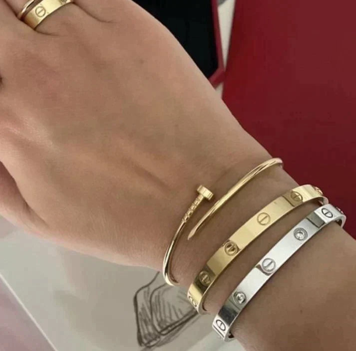 Helvano | Vergoldetes Edelstahl-Armband für Damen