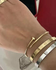 Helvano | Vergoldetes Edelstahl-Armband für Damen