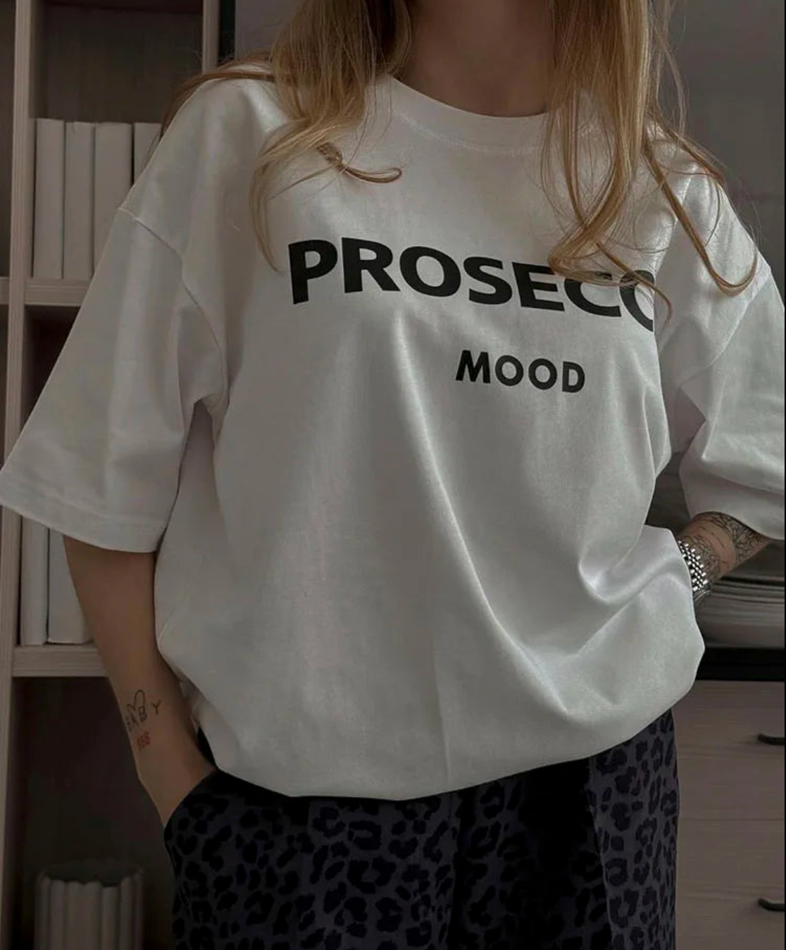 Helvano | Damen T-Shirt mit Prosecco-Print