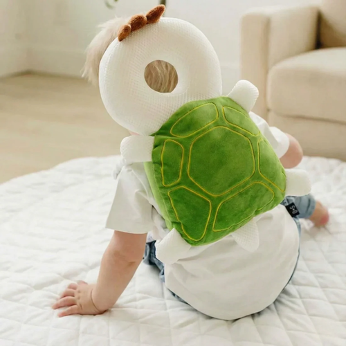 Helvano | Kopfschutz-Kissen für Kleinkinder im Schildkröten-Design