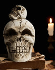 Helvano | Halloween Totenkopf-Deko-Set aus Resin