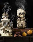 Helvano | Halloween Totenkopf-Deko-Set aus Resin