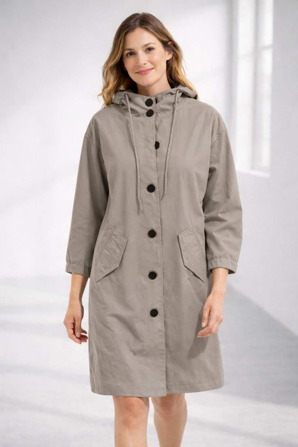 Helvano | Kapuzenjacke in mittlerer Länge für Damen
