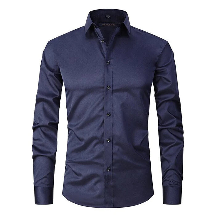 Soviska | Elastyczna koszula męska slim fit