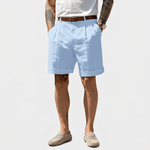 Helvano | Elegante Bermudashorts mit Umschlag