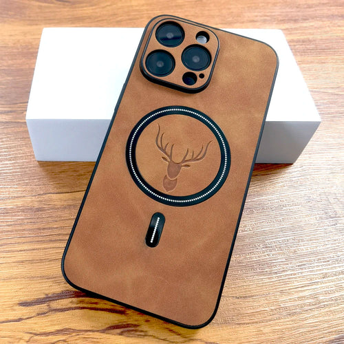 Helvano | iPhone Hülle in Wildleder-Optik mit MagSafe