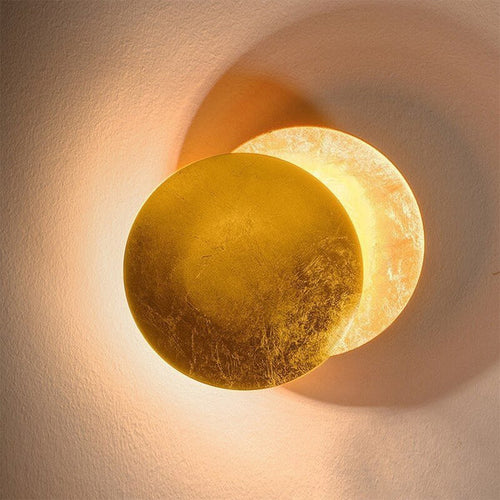 Helvano | LED-Wandleuchte mit Mond-Effekt