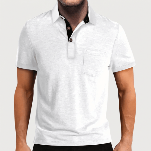 Helvano | Klassisches Poloshirt mit Brusttasche