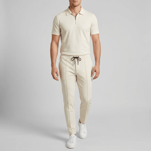 Helvano | Set aus Poloshirt und eleganter Hose