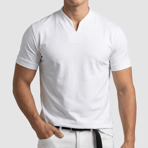 Helvano | Herren T-Shirt mit V-Ausschnitt