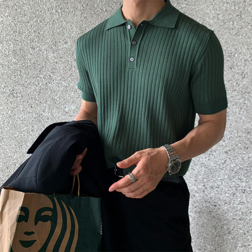 Helvano | Poloshirt aus Strick