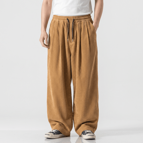 Helvano | Weite Cord-Jogginghose