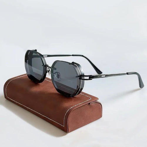 Helvano | Metall-Sonnenbrille im Retro-Stil