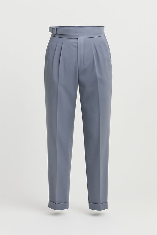 Helvano | Bundfaltenhose mit hohem Bund