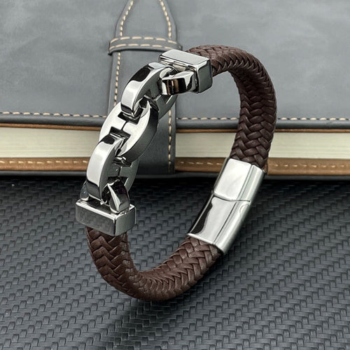 Helvano | Vintage Herren-Lederarmband
