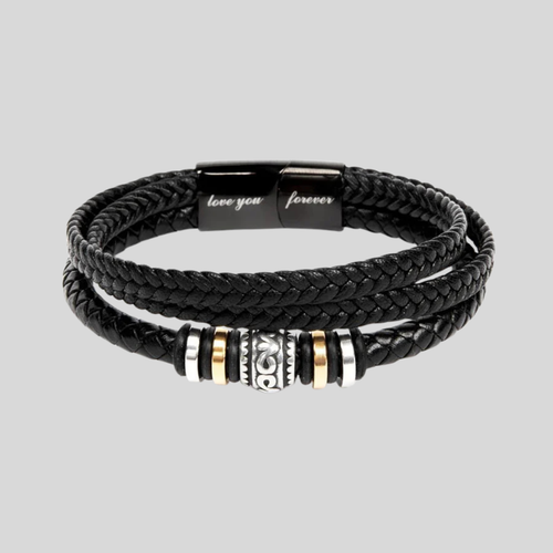 Helvano | Herren-Lederarmband mit Gravur