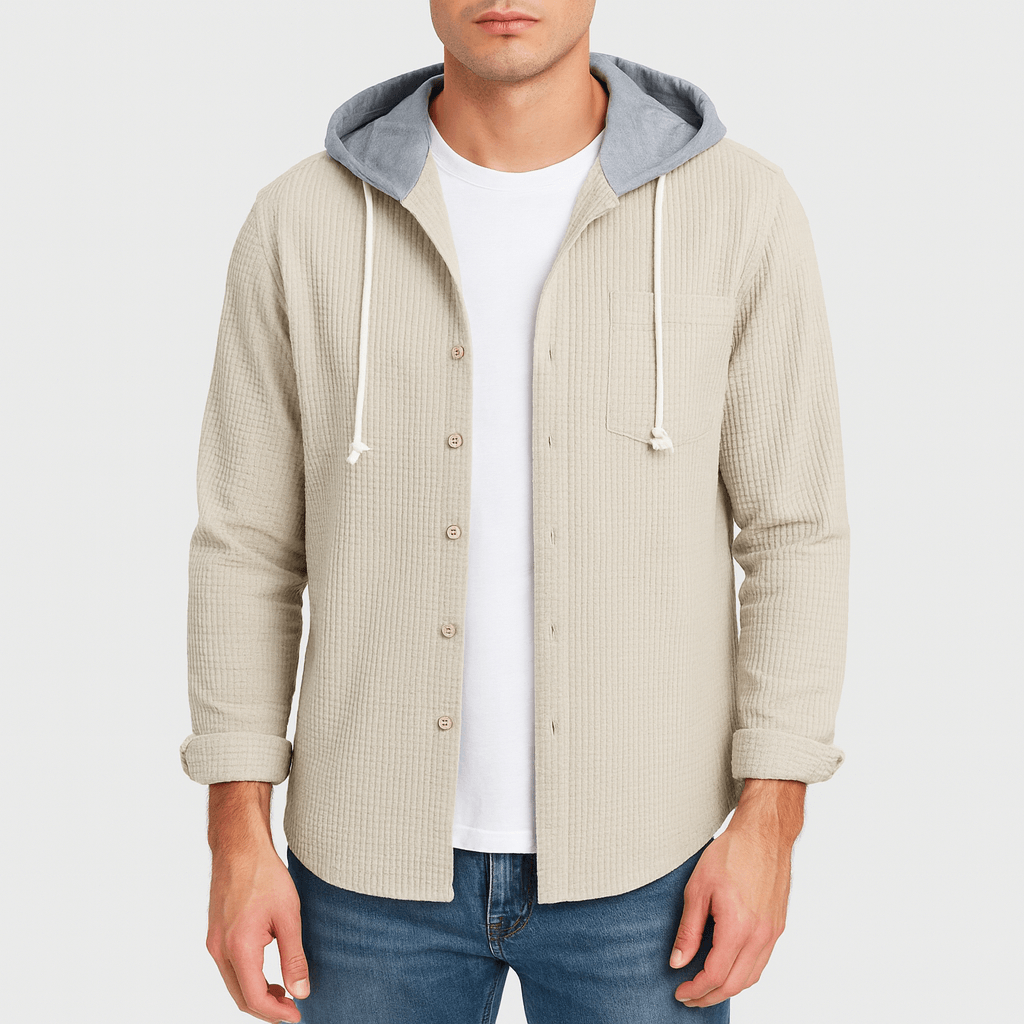 Soviska | Teksturowana bluza z kapturem