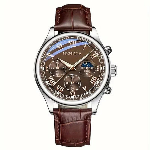 Helvano | Herren Armbanduhr mit Mondphase