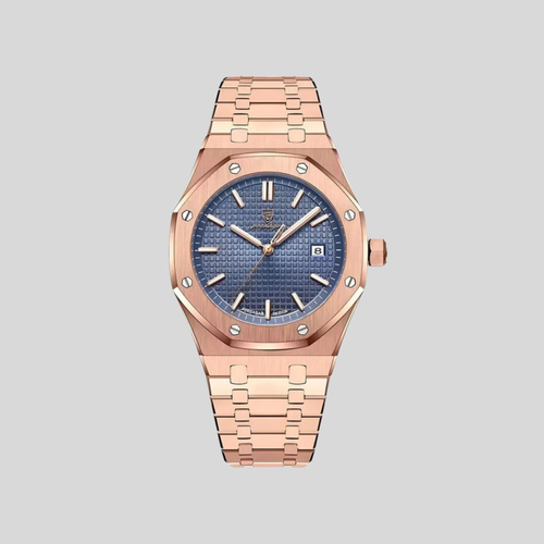 Helvano | Herrenuhr in Roségold mit Armband
