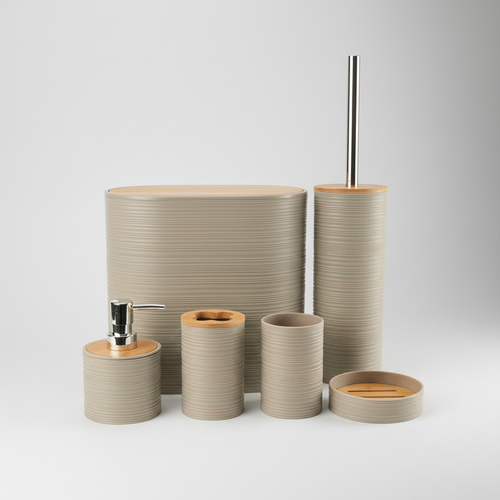 Helvano | Badezimmer-Accessoire-Set 6-teilig