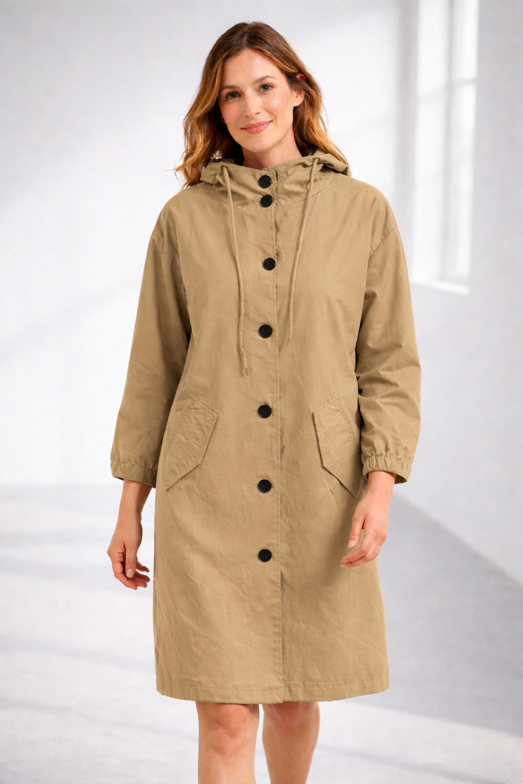 Helvano | Kapuzenjacke in mittlerer Länge für Damen