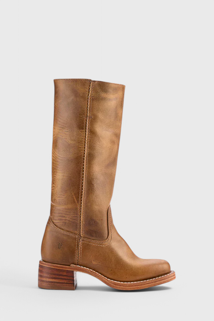 Helvano | Kniehohe Stiefel mit Absatz für Damen