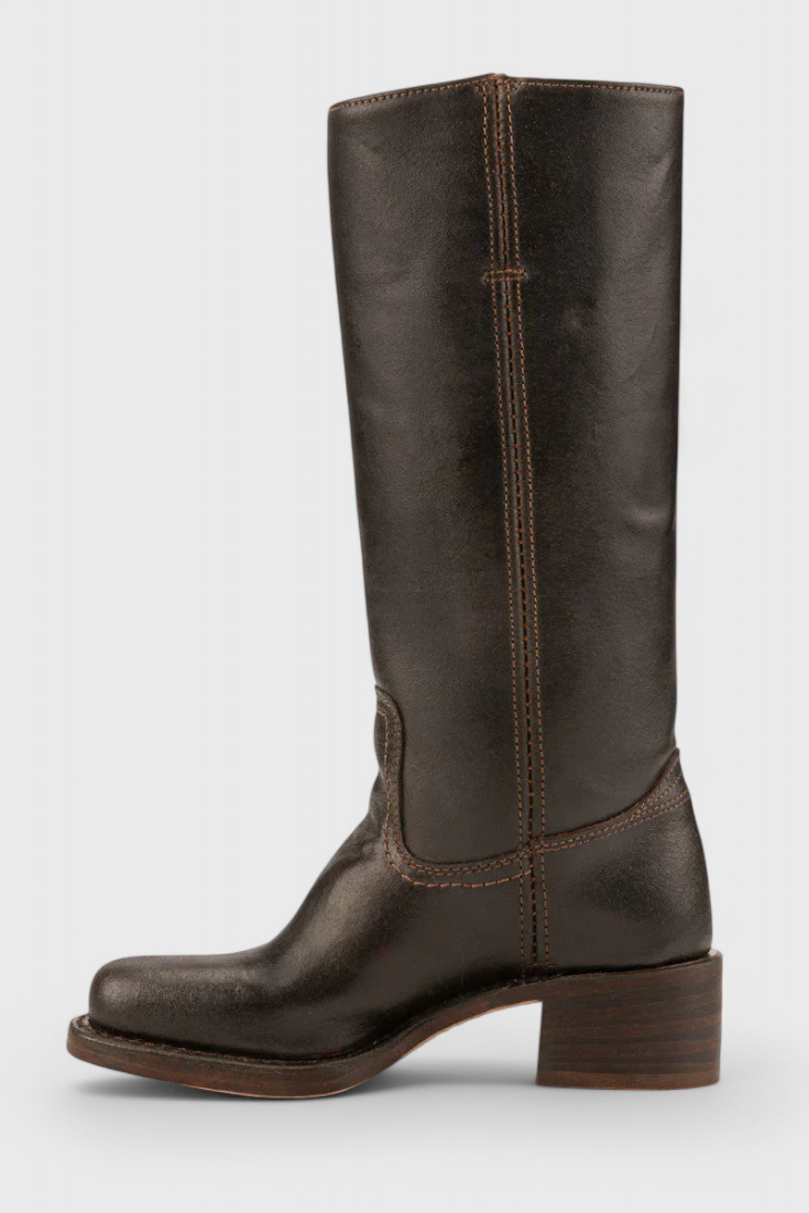 Helvano | Kniehohe Stiefel mit Absatz für Damen