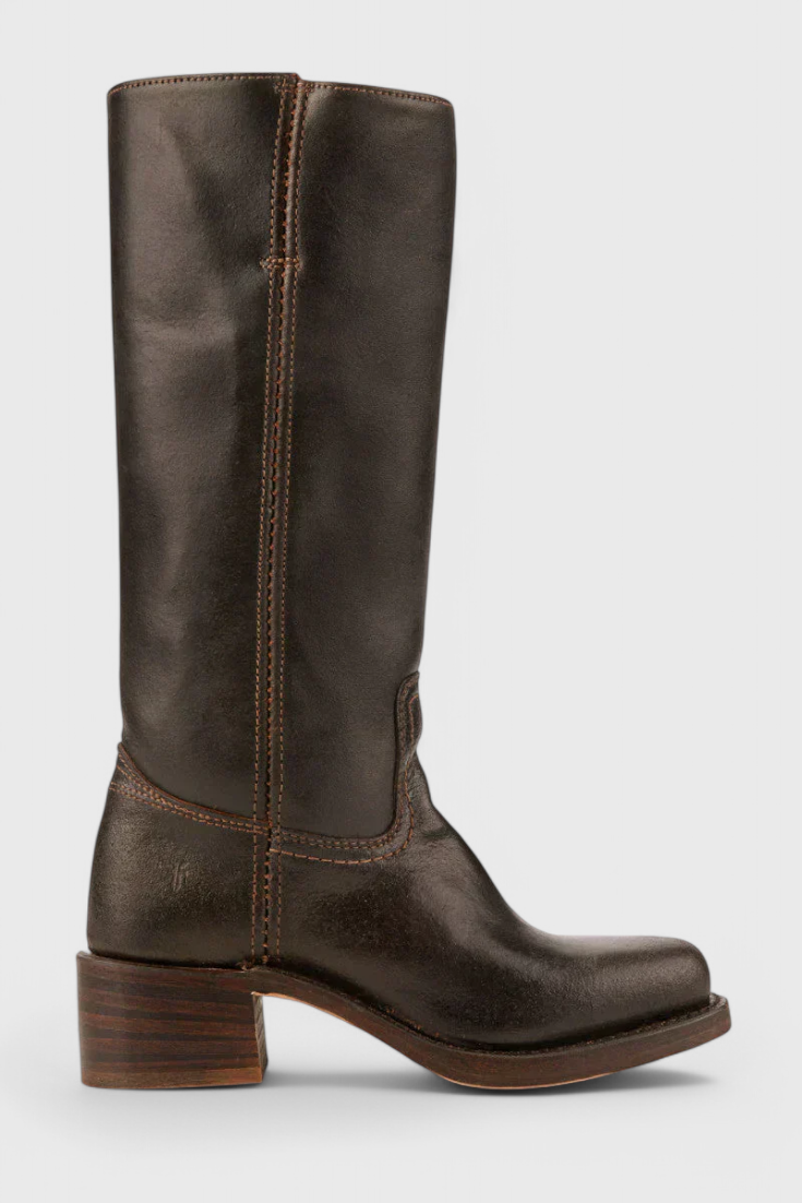 Helvano | Kniehohe Stiefel mit Absatz für Damen