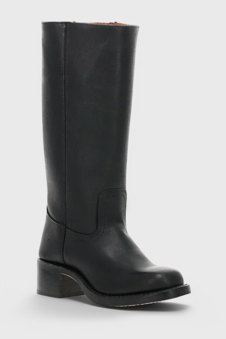 Helvano | Kniehohe Stiefel mit Absatz für Damen