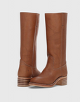 Helvano | Kniehohe Stiefel mit Absatz für Damen