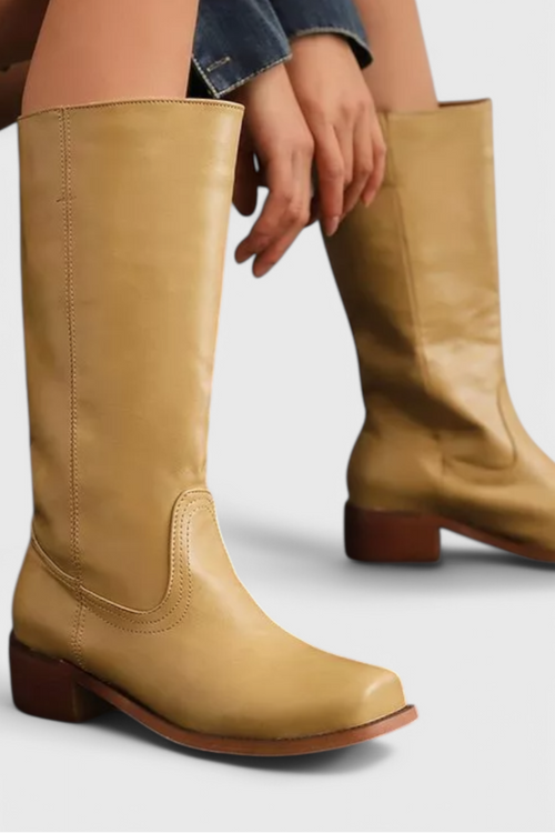 Helvano | Kniehohe Stiefel mit Absatz für Damen