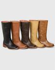 Helvano | Kniehohe Stiefel mit Absatz für Damen