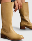 Helvano | Kniehohe Stiefel mit Absatz für Damen