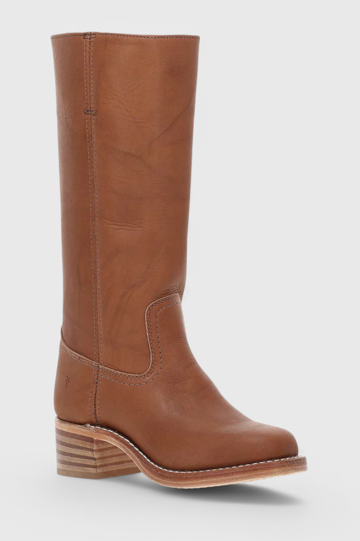Helvano | Kniehohe Stiefel mit Absatz für Damen
