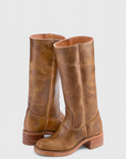 Helvano | Kniehohe Stiefel mit Absatz für Damen
