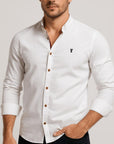Helvano | Slim-Fit Herrenhemd mit langen Ärmeln