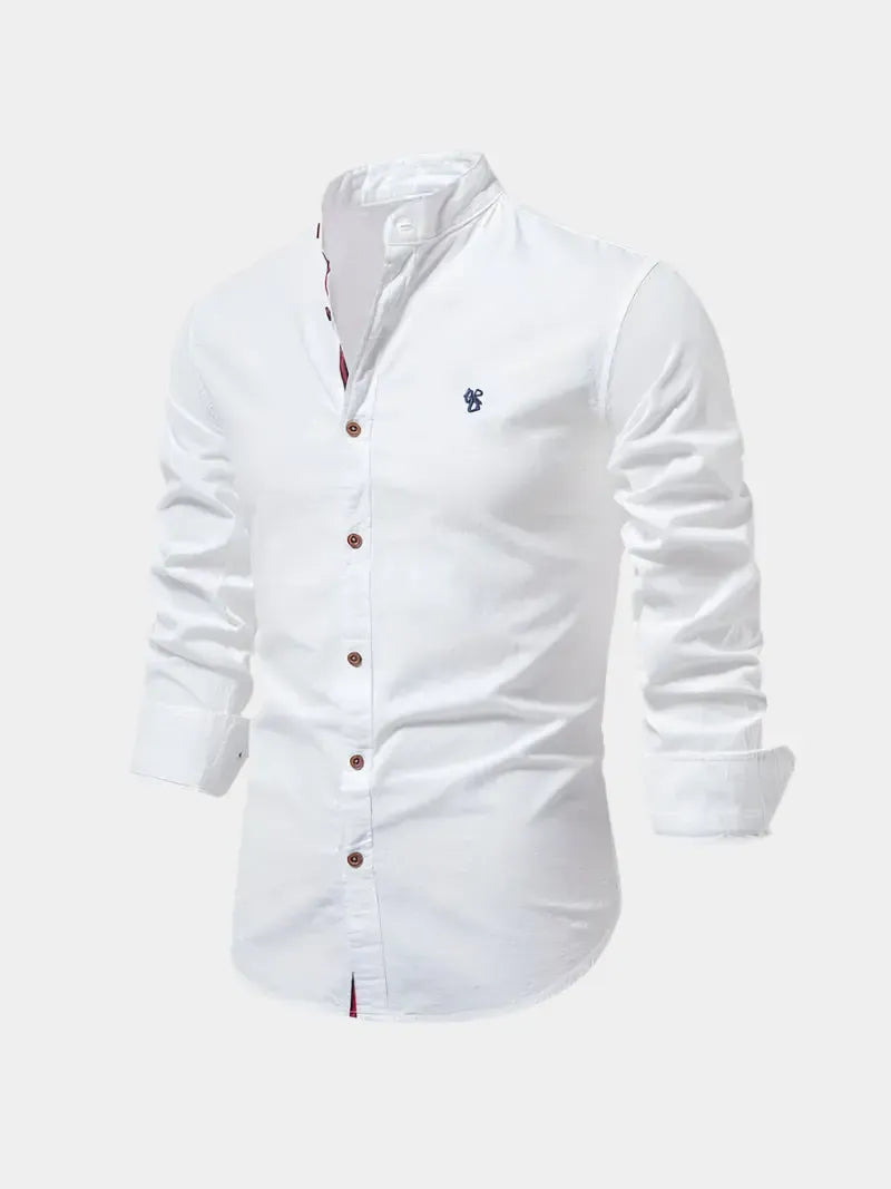 Helvano | Slim-Fit Herrenhemd mit langen Ärmeln