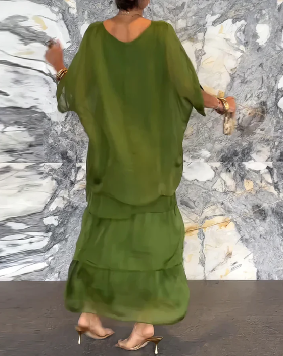 Helvano | Fliessendes Maxikleid für Damen